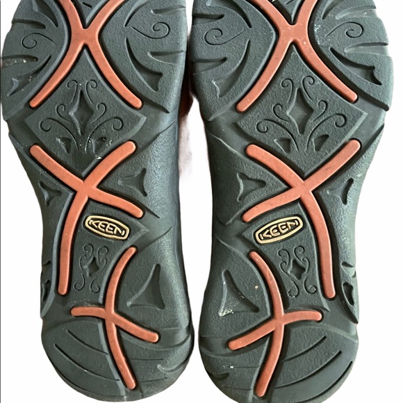 KEEN PARADISE BOMBAY BROWN LEATHER SANDALS - Picture 4 of 5